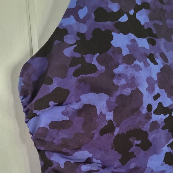 ATHLETA Maldives Bra Cup Tankini Cloud Blue Camo 38D/DD - Picture 7 of 9